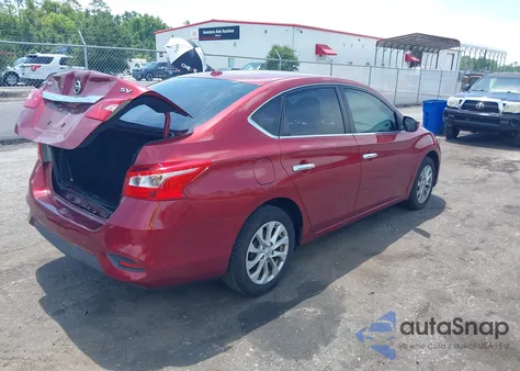 2019 Nissan Sentra Sv z USA, uszkodzony, nr VIN 3N1AB7AP2KY315753